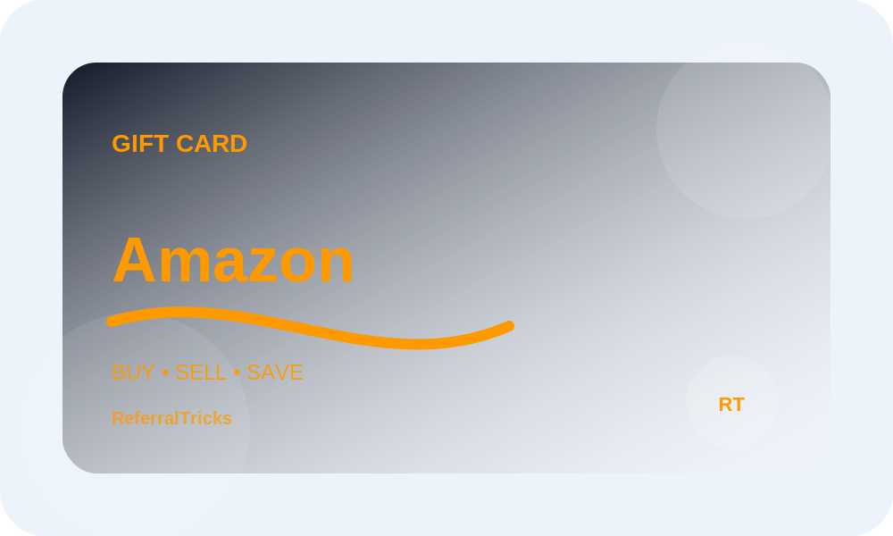 Gift card marketplace illustration