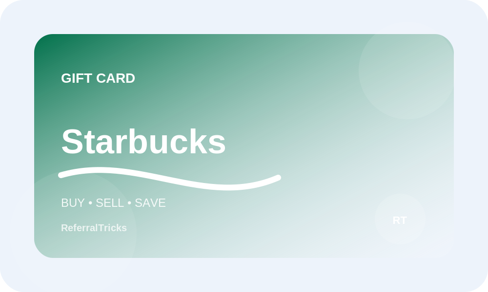 Starbucks Gift Card