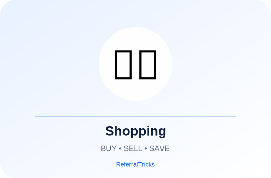Shopping gift cards
